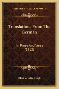 Translations From The German