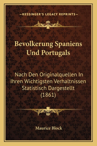 Bevolkerung Spaniens Und Portugals