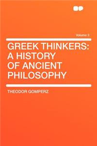 Greek Thinkers