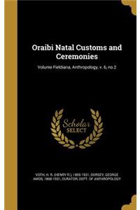 Oraibi Natal Customs and Ceremonies; Volume Fieldiana, Anthropology, v. 6, no.2