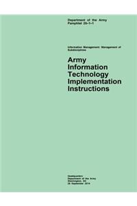 Army Information Technology Implementation Instructions