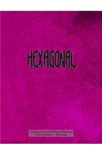 Hexagonal Graph Paper Notebook 1 cm hexagons - 160 pages