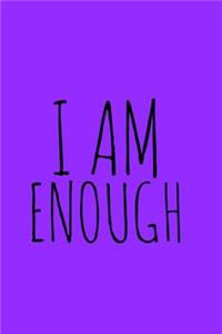 I AM ENOUGH Journal (Blue Cover)