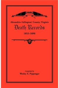 Alexandria (Arlington) County, Virginia Death Records, 1853-1896