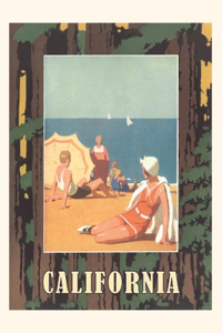 Vintage Journal California Travel Poster