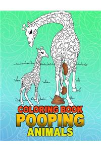 Pooping Animals Coloring Book