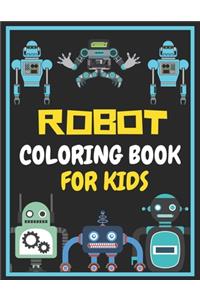 Robot Coloring Book for Kids