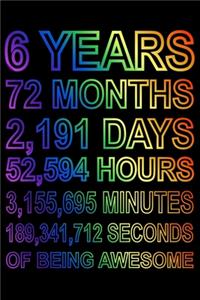 6 Years Of Being Awesome