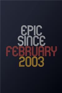 Epic Since February 2003