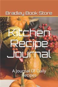 Kitchen Recipe Journal