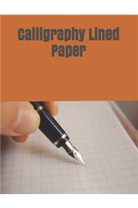 Calligraphy Lined Paper