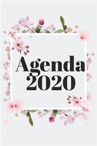 Agenda 2020: Planner settimanale, mensile e giornaliera per 12 mesi A5 I Scadenzario e calendario tascabile per organizzare e scrivere appunti 2020 per il nuovo 