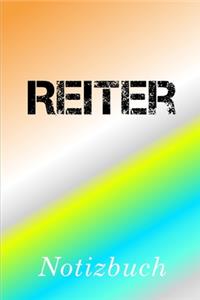 Reiter Notizbuch