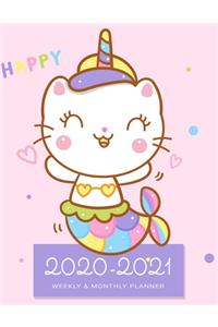 2020-2021 Weekly & Monthly Planner