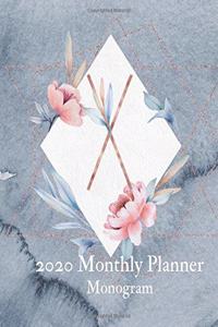 2020 Monthly Planner Monogram