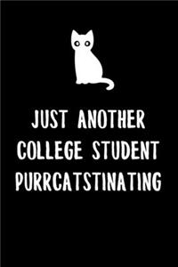 Just Another College Student Purrcatstinating