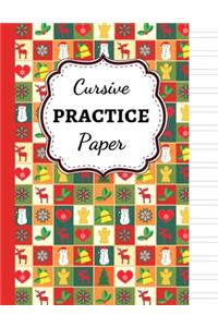 Cursive Practice Paper