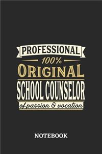 Professional Original School Counselor Notebook of Passion and Vocation