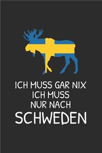 Schweden Notizbuch