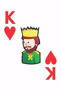 King Of Hearts Notebook