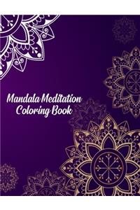 Mandala Meditation Coloring Book