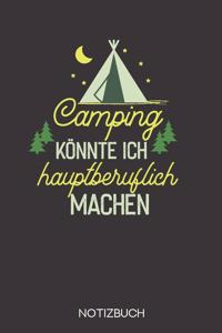 Camping könnte ich hauptberuflich machen