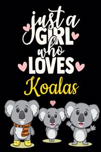 Koala Black Pages Notebook