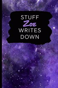 Stuff Zoe Writes Down