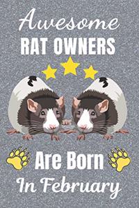 Awesome Rat Owners Are Born In February