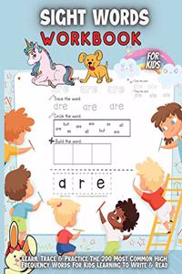 Sight Words Workbook For Kids