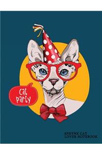 Sphynx Cat Lover Notebook