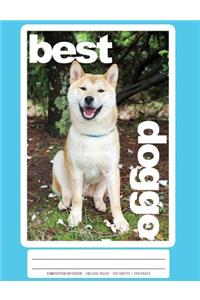 Best Doggo Shiba Inu Composition Book and Notebook