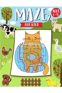Maze for Kids Ages 4-8
