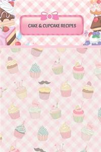 Cakes and Cupcakes Blank Recipe Book