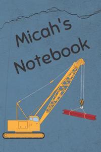 Micah's Notebook