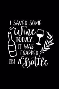 I Saved Wine Today It Was Trapped in a Bottle