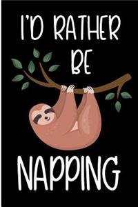 I'd Rather Be Napping