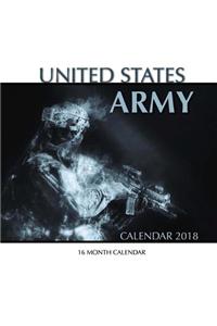 United States Army Calendar 2018: 16 Month Calendar