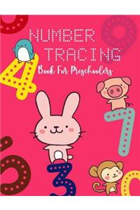 Number Tracing Book For Preschoolers