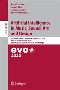 Artificial Intelligence in Music, Sound, Art and Design