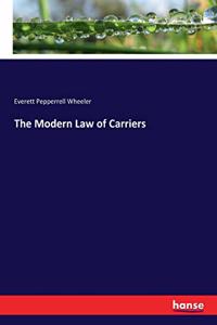 Modern Law of Carriers