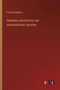Alphabete orientalischer und occidentalischer Sprachen