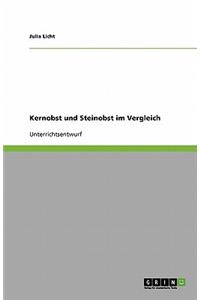 Kernobst und Steinobst im Vergleich