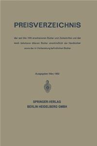 Preisverzeichnis