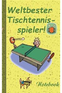 Weltbester Tischtennisspieler - Notizbuch