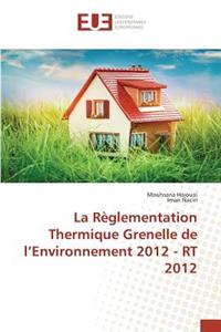 La Règlementation Thermique Grenelle de L Environnement 2012 - Rt 2012