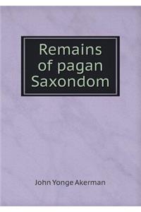 Remains of Pagan Saxondom