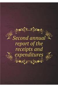 Second Annual Report of the Receipts and Expenditures