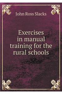 Exercises in manual training for the rural schools