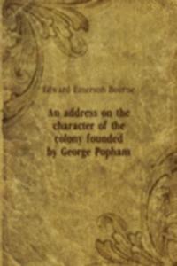 AN ADDRESS ON THE CHARACTER OF THE COLO